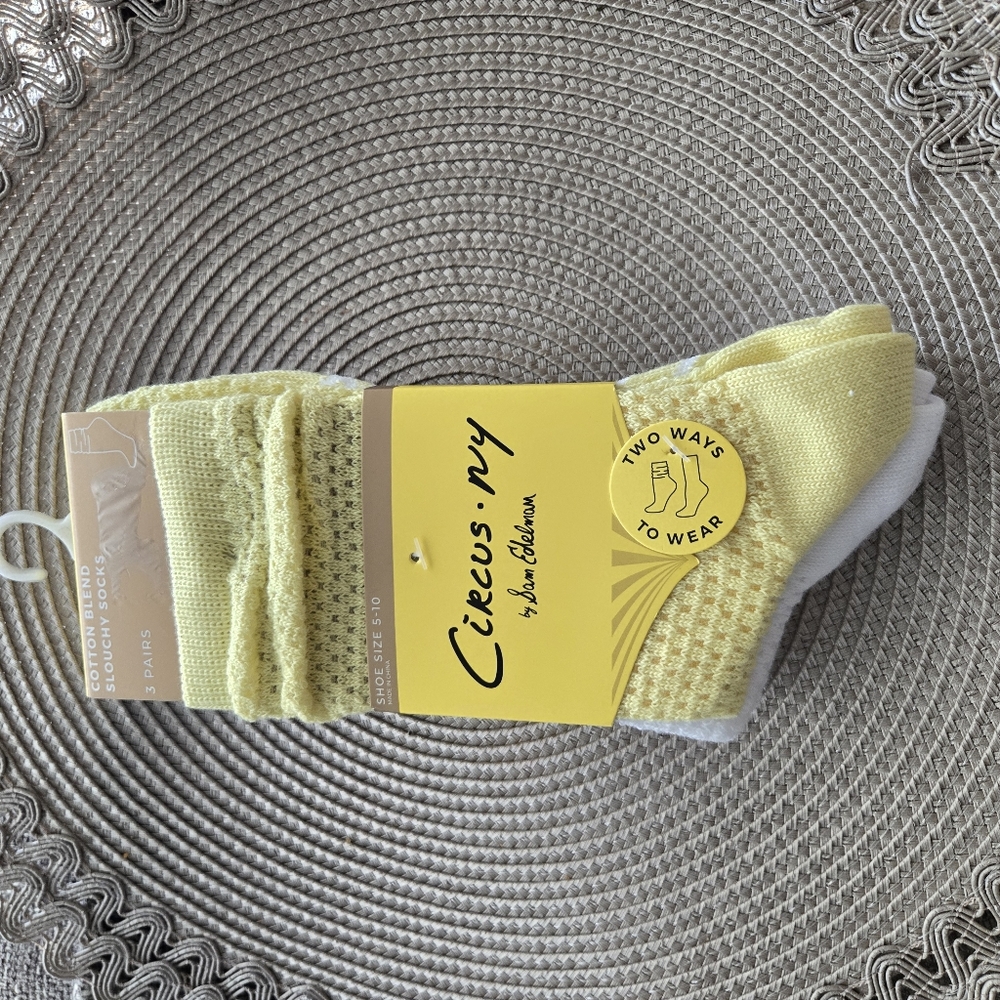 Circus by Sam Edelman White Cotton Socks